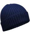 BB341B B341B Beechfield Kids Organic Cotton Beanie Oxford Navy colour image